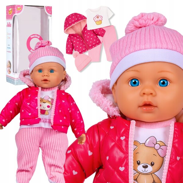 Baby Doll Interattiva Smily Play 41 cm Parla e Canta PL/ENG