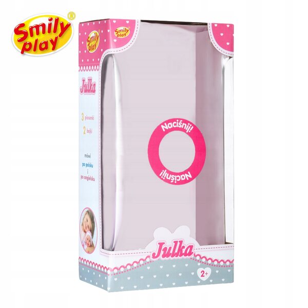 Baby Doll Interattiva Smily Play 41 cm Parla e Canta PL/ENG