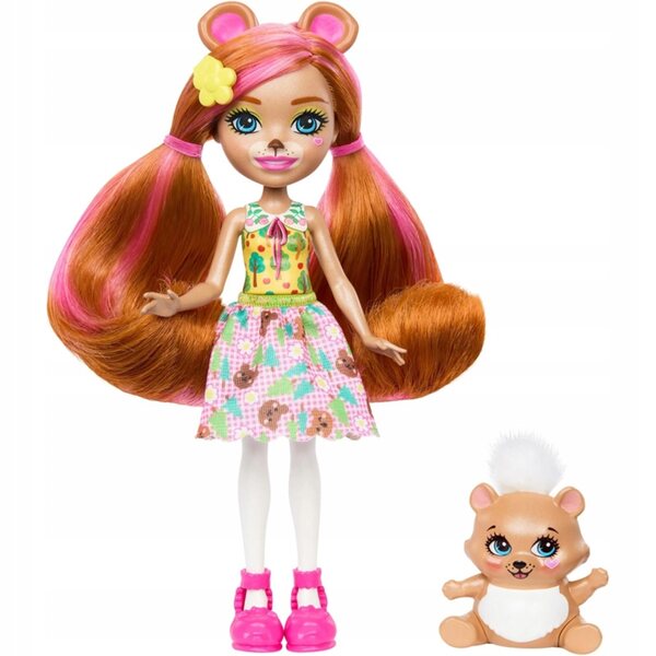 ENCHANTIMALS LALKA BILOXI BEAR LALECZKA AKCESORIA ZWIERZĄTKO MIŚ ZESTAW