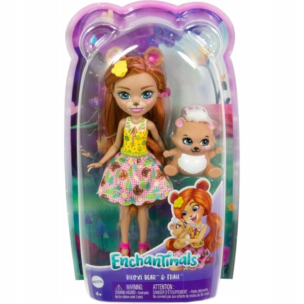 ENCHANTIMALS LALKA BILOXI BEAR LALECZKA AKCESORIA ZWIERZĄTKO MIŚ ZESTAW