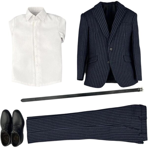 Colcolo Abbigliamento 1:6 per Action Figure Maschili con Set Completo Elegante