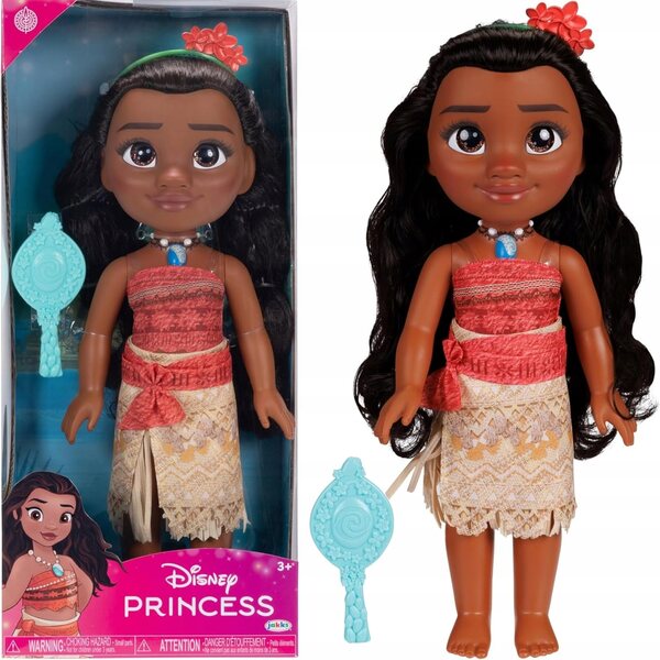 Bambola Vaiana Disney 35 cm con accessorio spazzola per capelli
