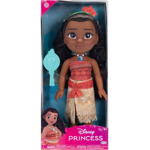 Bambola Vaiana Disney 35 cm con accessorio spazzola per capelli
