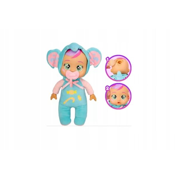 Lalke Cry Babies Tiny Cuddles Kinderdagverblijf Blauw - Zacht en Realistisch 25 cm