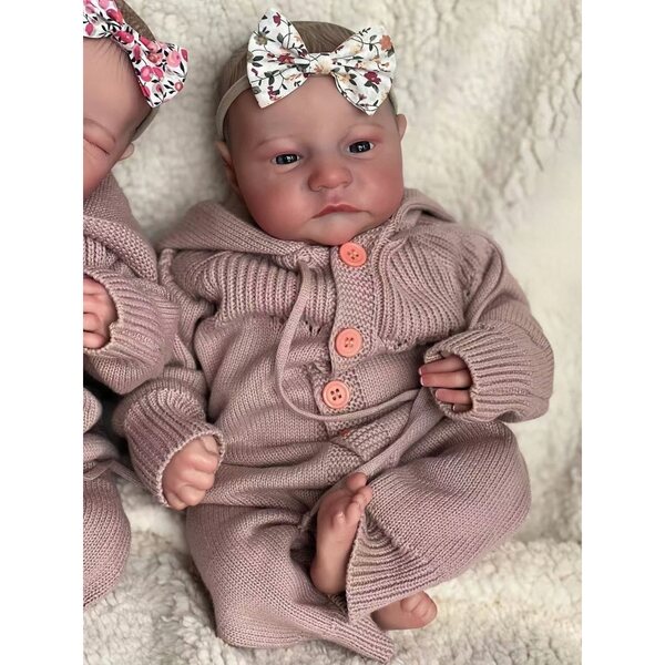 Reborn Baby Bliźnięta realistyczne lalki noworodki chłopiec i dziewczynka