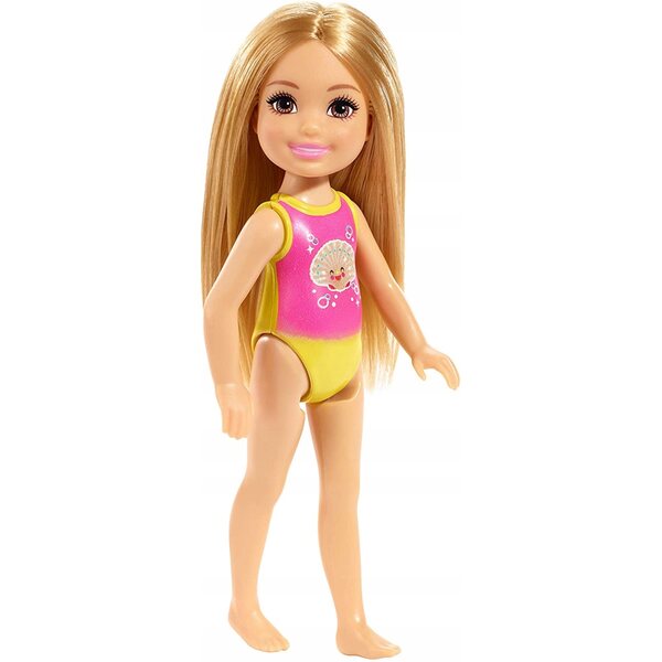 Barbie Chelsea Beach Mattel GLN70 – Blonde Puppe 13 cm für Kinder ab 3 Jahren