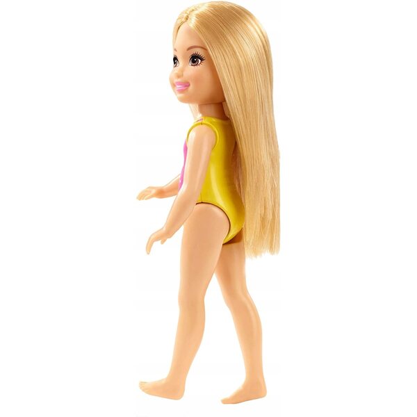 Barbie Chelsea Spiaggia Mattel GLN70 - Bambola Bionda 13 cm per Bambini 3+