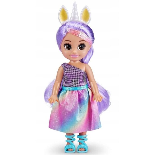 Lalcka ZURU Sparkle Girlz Einhorn Prinzessin 11 cm mit buntem Kleid