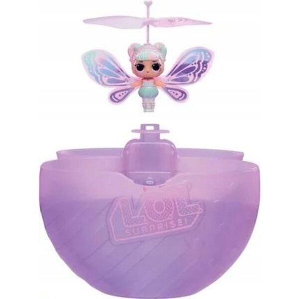 LOL Surprise Magic Wishies Flying Tot lila vleugels met lichteffecten