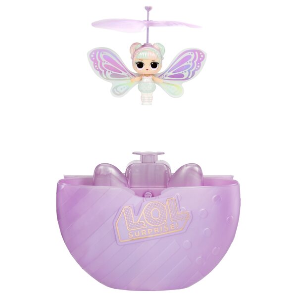LOL Surprise Magic Wishies Flying Tot lila vleugels met lichteffecten