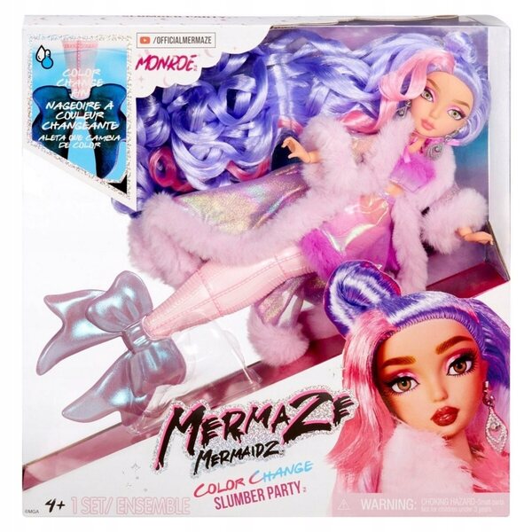 Mermaze Mermaidz Monroe bambola 29cm con cambio colore coda per bambini 4+