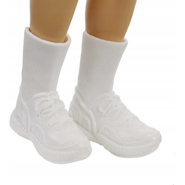 Barbie Fashionistas Ken 175 mit gestreiftem Sweatshirt und Jeansshorts – 30 cm große Puppe