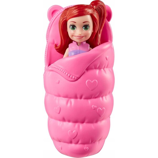 Polly Pocket Tenda Orsetto Glamping con Bambola e Accessori per Bambini 4+