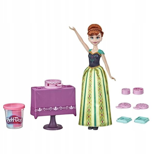 Set Play-Doh Cukiernia Anny Frozen con Ciastolina e Bambola Hasbro 27 cm