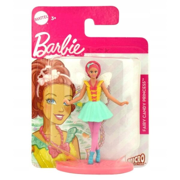 Barbie Mini Fairy Candy Princess Dreamtopia Mattel, mehrfarbige Puppe für Kinder ab 3 Jahren