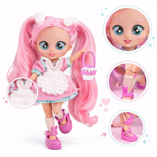 Bambola BFF Talents Coney 30 cm con capelli rosa e accessori, completo per bambine