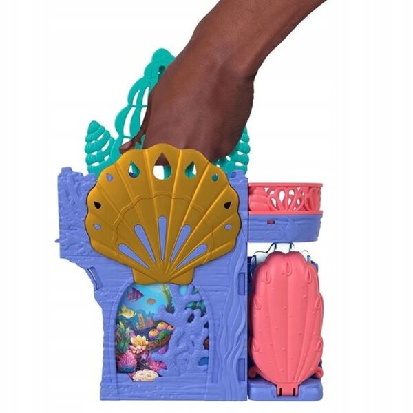 Disney Arielles Grotte-Spielset mit Schwimmbad und Rutsche, 33 x 22 x 8,5 cm