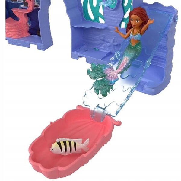 Disney Arielles Grotte-Spielset mit Schwimmbad und Rutsche, 33 x 22 x 8,5 cm