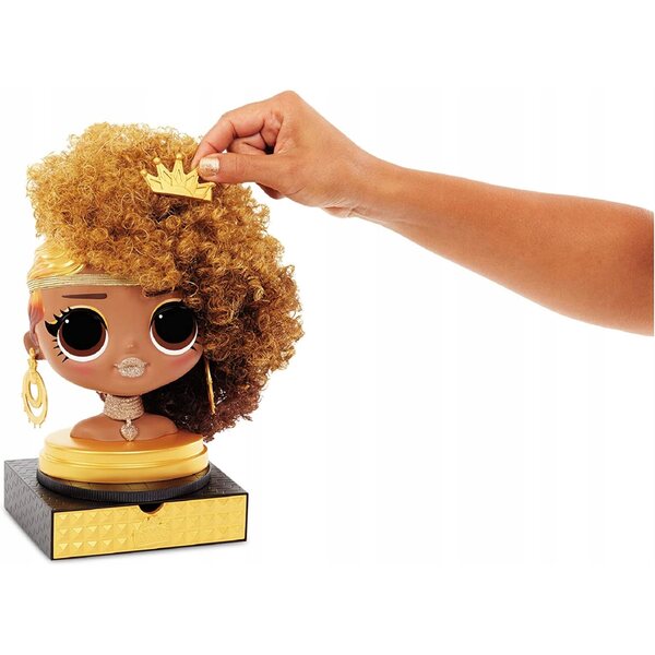 LOL Surprise OMG Royal Bee Stylingkopf mit 30 Überraschungen und Zubehör