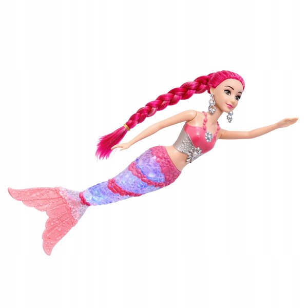 Bambola Sirena 30 cm Illuminazione LED e canta con accessori in regalo