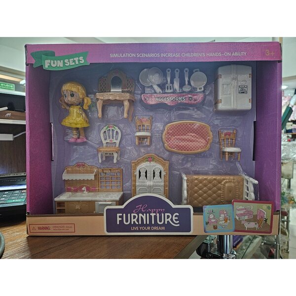 Play Set con Bambola Lean Toys per Bambini 12 Mesi+ Certificato CE EN71
