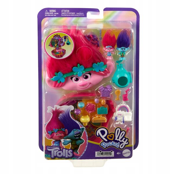 Polly Pocket DreamWorks Trolls Jeu avec poupées et accessoires pour enfants +4