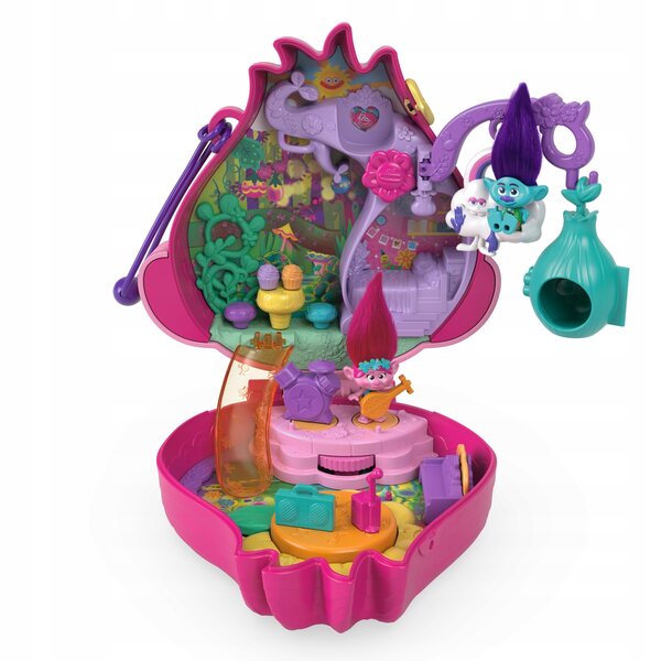 Polly Pocket DreamWorks Trolls Jeu avec poupées et accessoires pour enfants +4