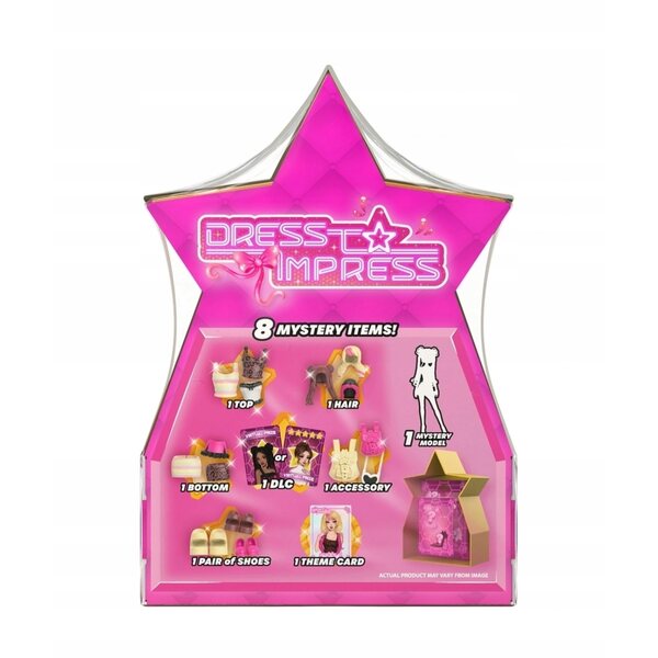 Bambola da collezione Boti Dress to Impress 10 cm in plastica per bambini 6+