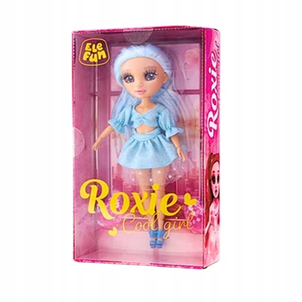 Elefun Roxie Cool Girl Bambola con Abito Blu per Bambini 3+ Anni