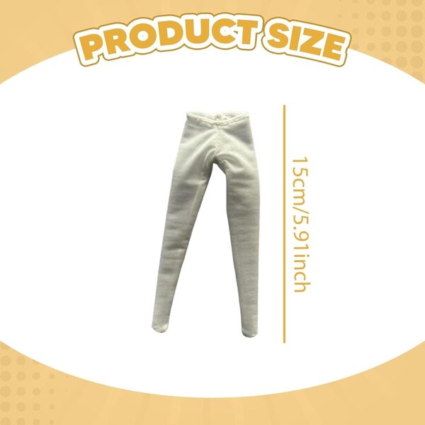 Miniatursocken für weibliche Actionfiguren im Maßstab 1:12, weicher und realistischer Stoff, 15 cm