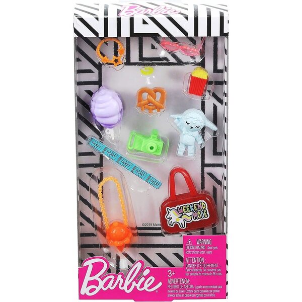 Barbie-Reisezubehörset mit Brille, Kamera und Tickets – Mattel
