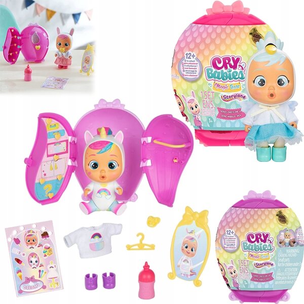 Lalka Cry Babies TM Toys Magic Tears Dress Me 13 cm