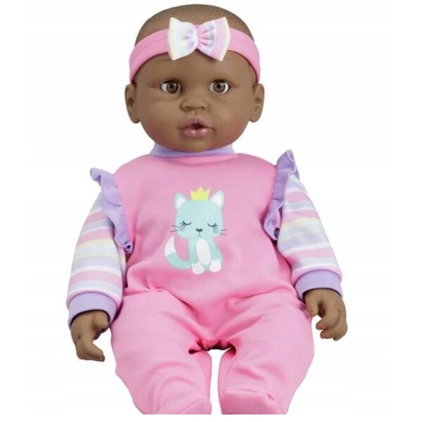 Bambola morbida 40 cm per bambini dai 2 anni, perfetta per coccole e giochi