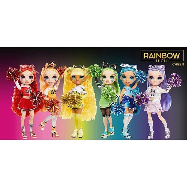 MGA RAINBOW HIGH CHEER LALKA SPORTOWA SUNNY MADISON CHEERLEADERKA SŁONECZNA