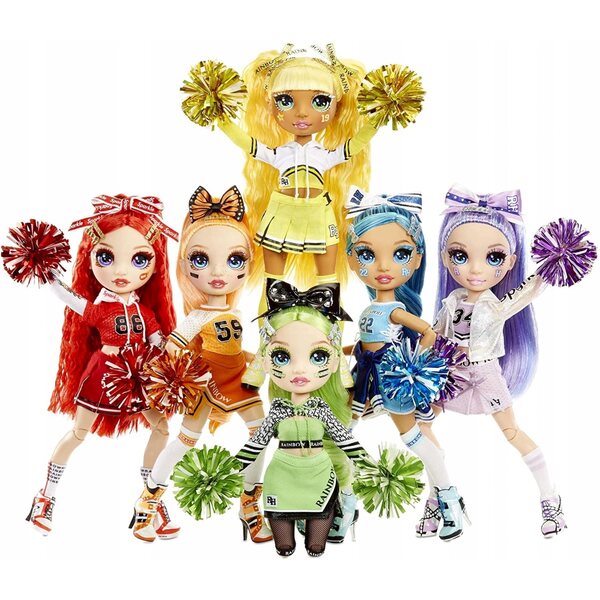 MGA RAINBOW HIGH CHEER LALKA SPORTOWA SUNNY MADISON CHEERLEADERKA SŁONECZNA