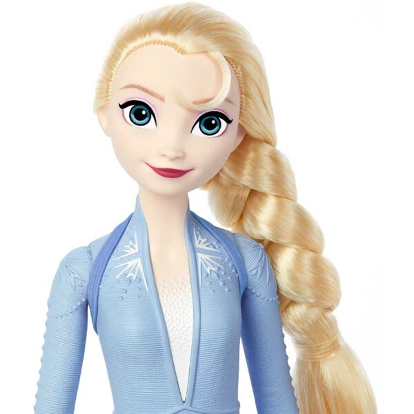 Mattel Disney Frozen 2 - Bambola Elsa cantante 30 cm con effetto sonoro in tedesco