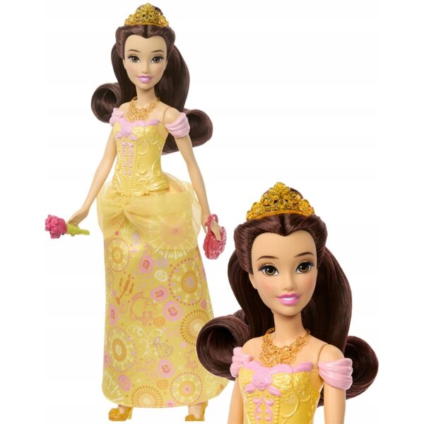 Disney Schöne Prinzessin mit 2 Kleidern und Accessoires für Modespiele 28 cm