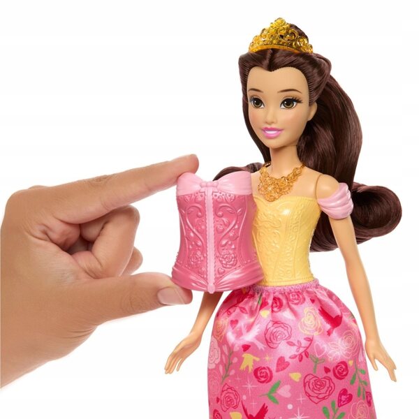 Disney Schöne Prinzessin mit 2 Kleidern und Accessoires für Modespiele 28 cm