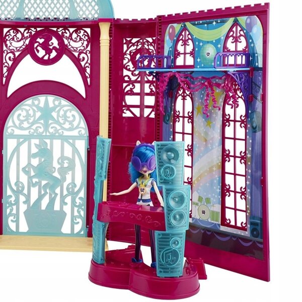 Hasbro My Little Pony Equestria Girls DJ Pon-3 mit Canterlot High School-Set