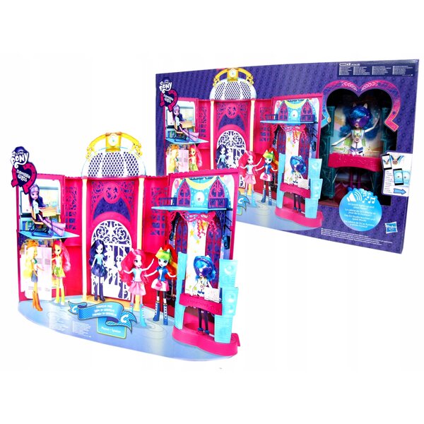 Hasbro My Little Pony Equestria Girls DJ Pon-3 mit Canterlot High School-Set
