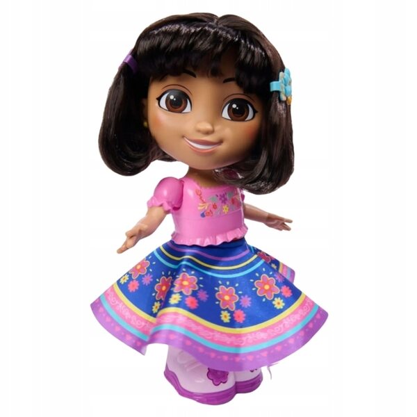 Dora l'Esploratrice - Bambola danzante interattiva 30 cm con apprendimento bilingue e musica