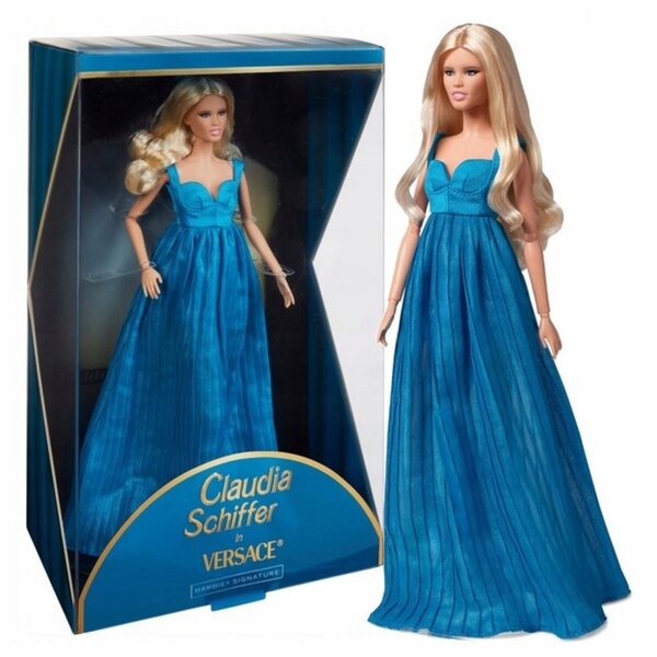 Barbie Signature Claudia Schiffer im Sammlerkleid von Versace, 29 cm