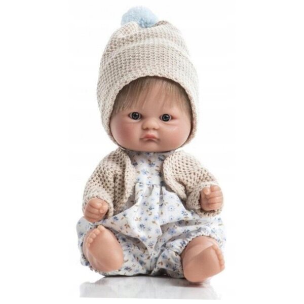 Lalca Bomboncin Asi im Body und Pullover, weiche Puppe für Kinder ab 3 Jahren