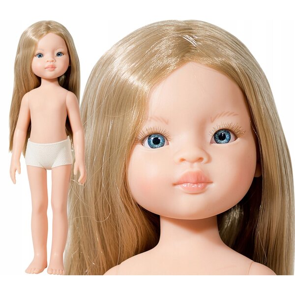 Bambola Paola Reina 32 cm Liu in vinile spagnola alta qualità senza vestiti