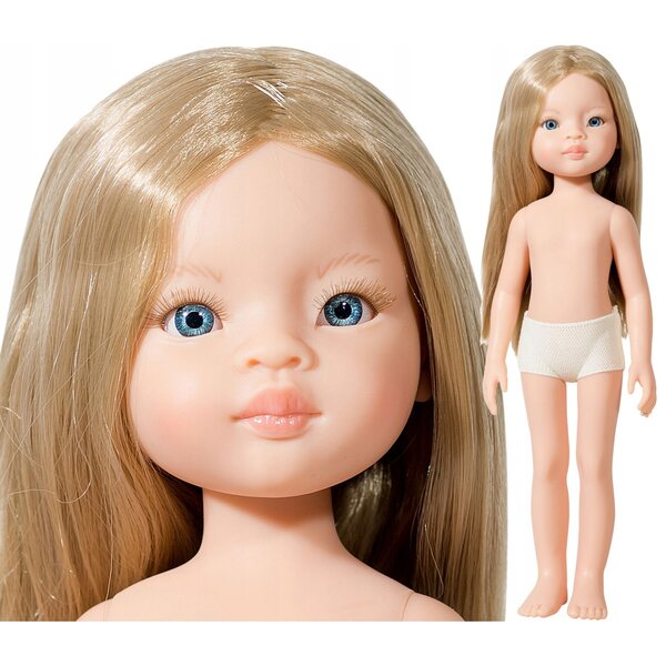 Bambola Paola Reina 32 cm Liu in vinile spagnola alta qualità senza vestiti