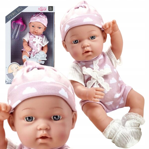 Woopie Royal Baby Baby 36 cm con arti mobili e biberon