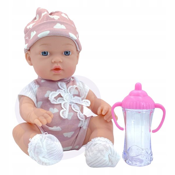 Woopie Royal Baby Baby 36 cm con arti mobili e biberon