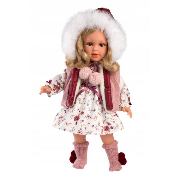 Bambola Lucia Llorens 40 cm in cotone organico e materiali riciclati