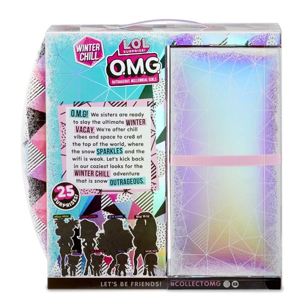 LOL Sorpresa O.M.G. Winter Chill 2 Bambole + Accessori Moda Invernale