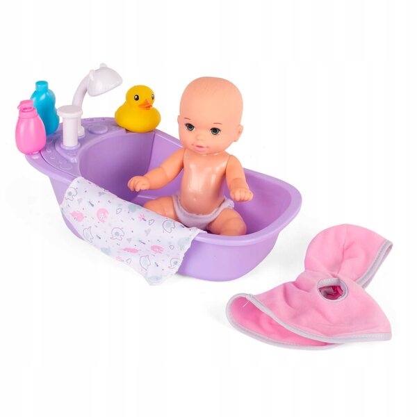 Laletta Bobas mit Wanne und Badezubehör – Lernspiel 3+